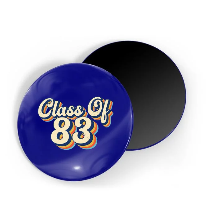 Class Of 83 1983 Graduation High School Reunion Vintage Magnet