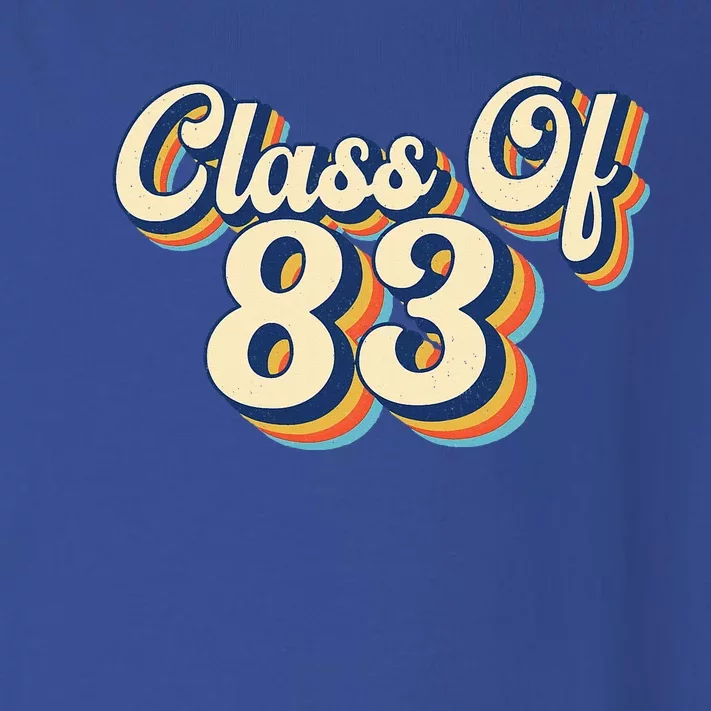 Class Of 83 1983 Graduation High School Reunion Vintage Toddler Long Sleeve Shirt