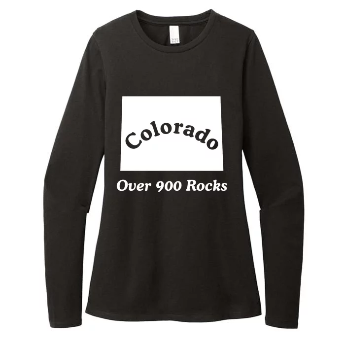 Colorado Over 900 Rocks Womens CVC Long Sleeve Shirt