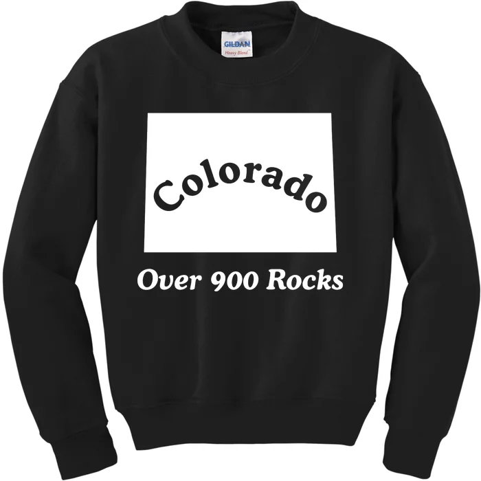 Colorado Over 900 Rocks Kids Sweatshirt