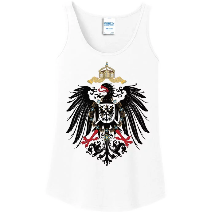 Coat Of Arms German Empire Imperial Eagle 1889 Ladies Essential Tank