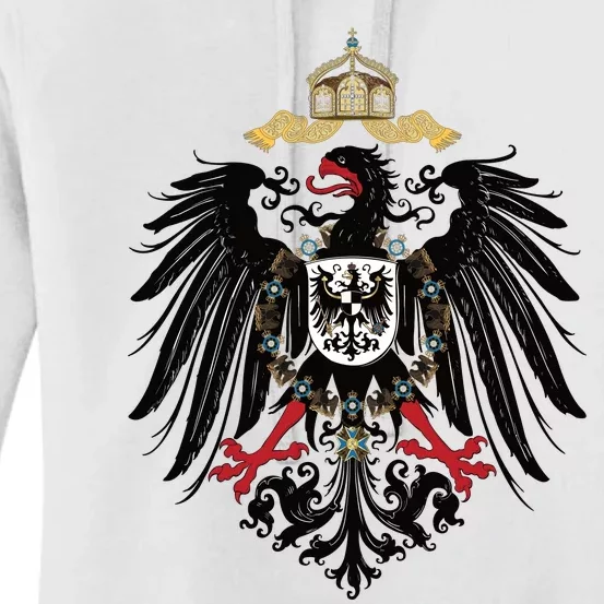 Coat Of Arms German Empire Imperial Eagle 1889 Women's Pullover Hoodie