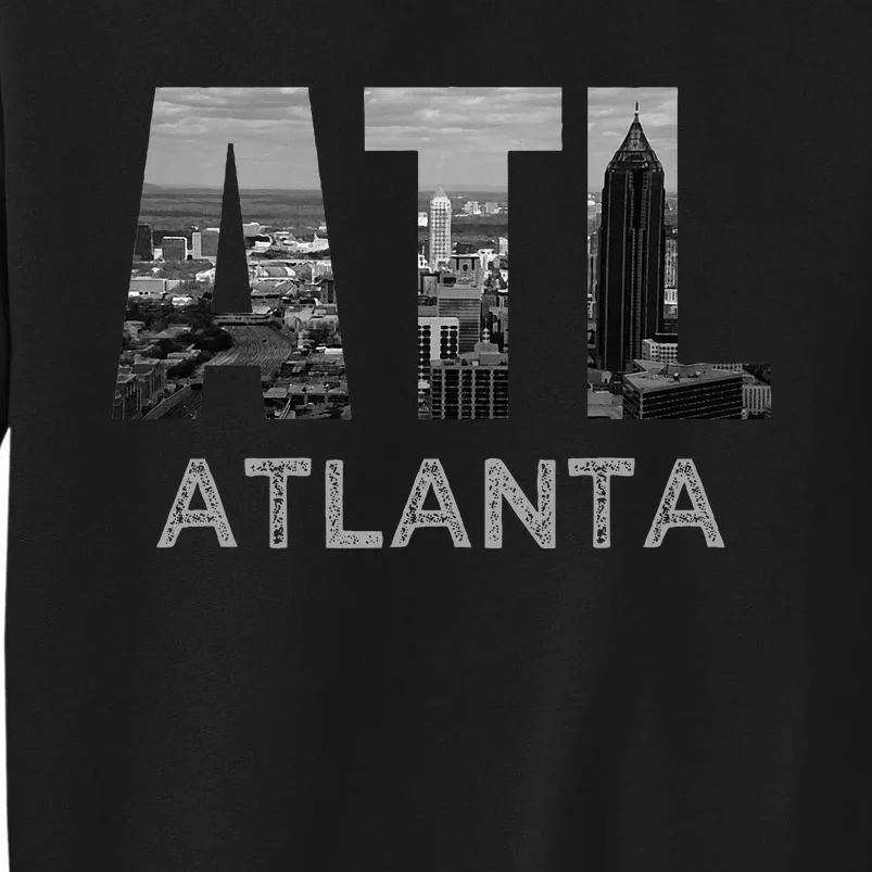 City Of Atlanta Georgia Skyline Cityscape Downtown Atl Home Sweatshirt