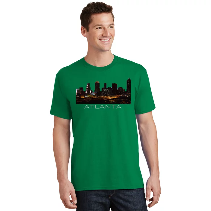 City Of Atlanta Nightlife Georgia Skyline Cityscape Love ATL T-Shirt