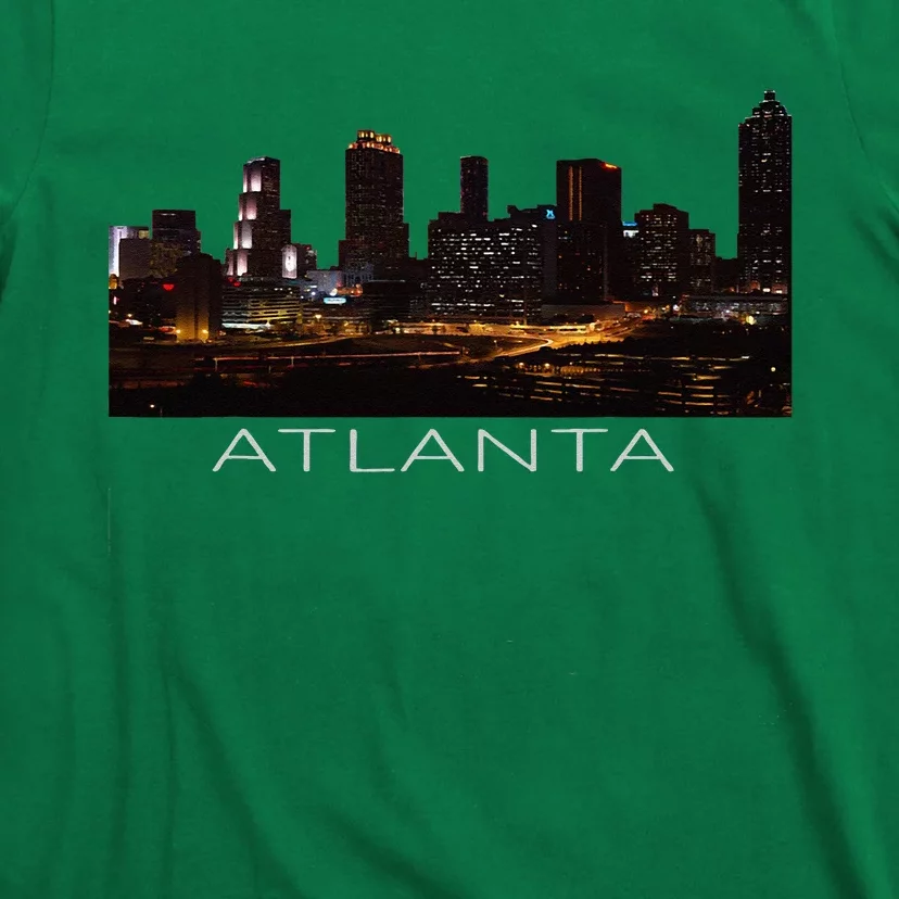 City Of Atlanta Nightlife Georgia Skyline Cityscape Love ATL T-Shirt