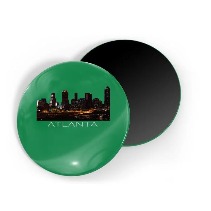 City Of Atlanta Nightlife Georgia Skyline Cityscape Love ATL Magnet