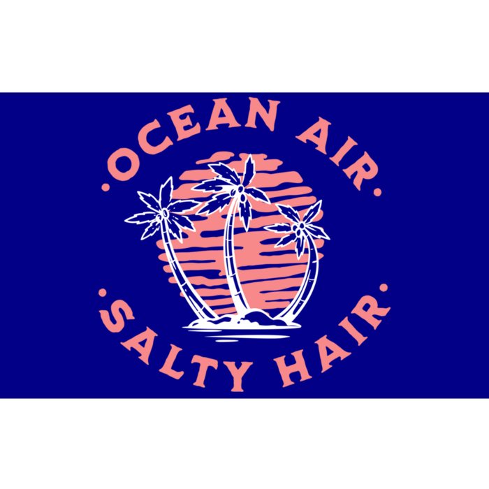 Cute Ocean Air Salty Hair Beach Vibes Summer Vacation Gift Bumper Sticker