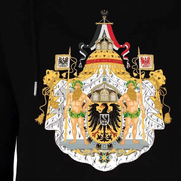 Coat Of Arms German Empire Imperial Eagle Womens Funnel Neck Pullover Hood