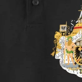 Coat Of Arms German Empire Imperial Eagle Dry Zone Grid Performance Polo