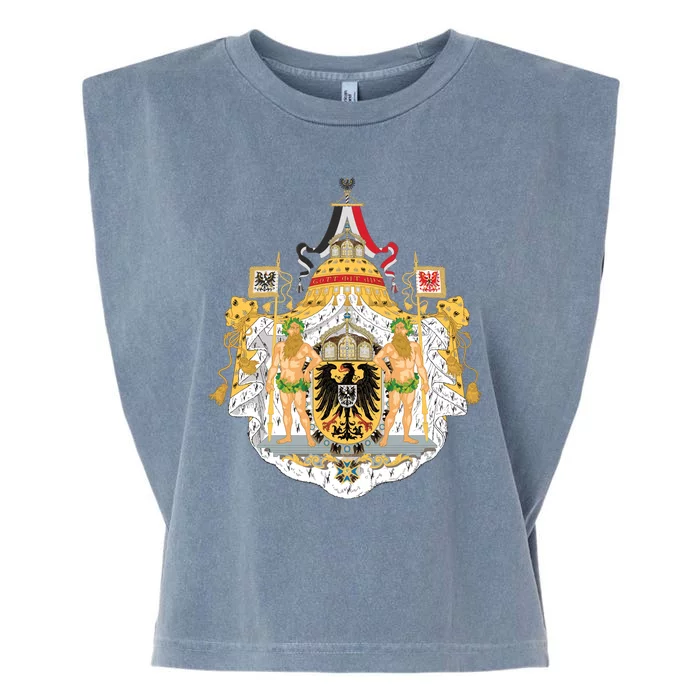 Coat Of Arms German Empire Imperial Eagle Garment-Dyed Women's Muscle Tee