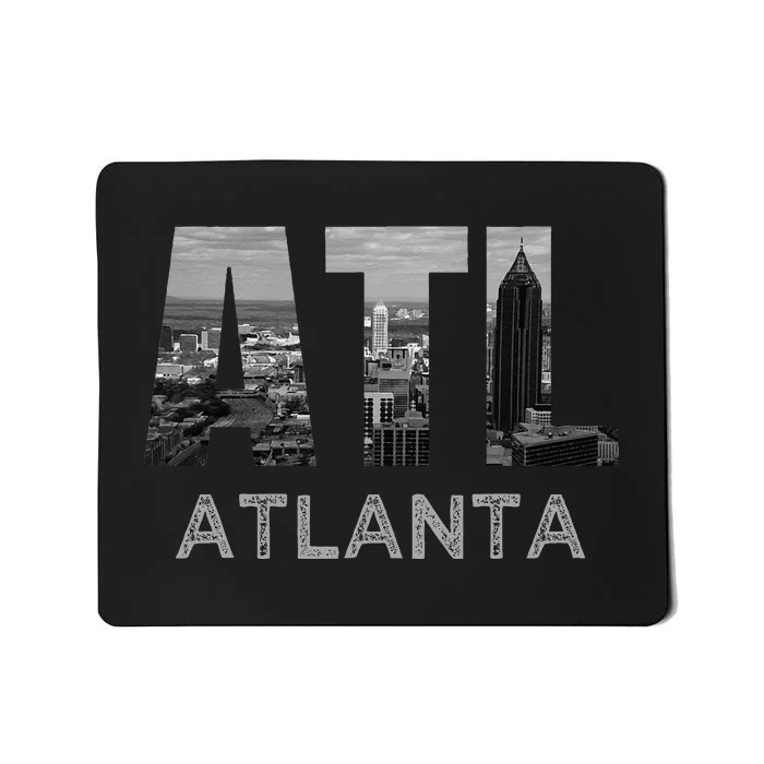 City Of Atlanta Georgia Skyline Cityscape Downtown ATL Home Mousepad