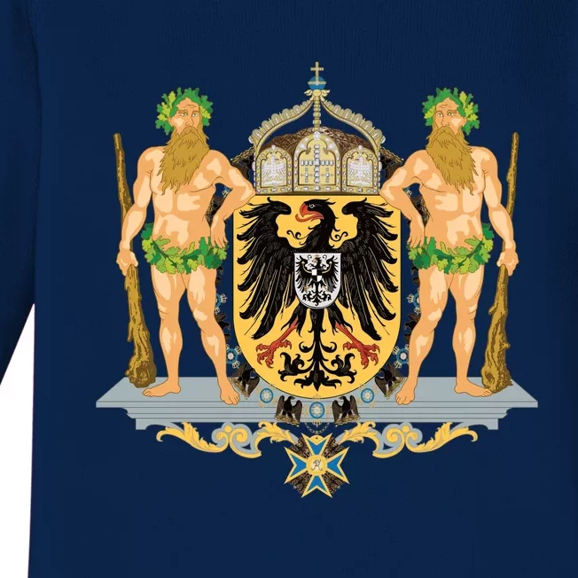 Coat Of Arms German Empire Imperial Eagle Baby Long Sleeve Bodysuit