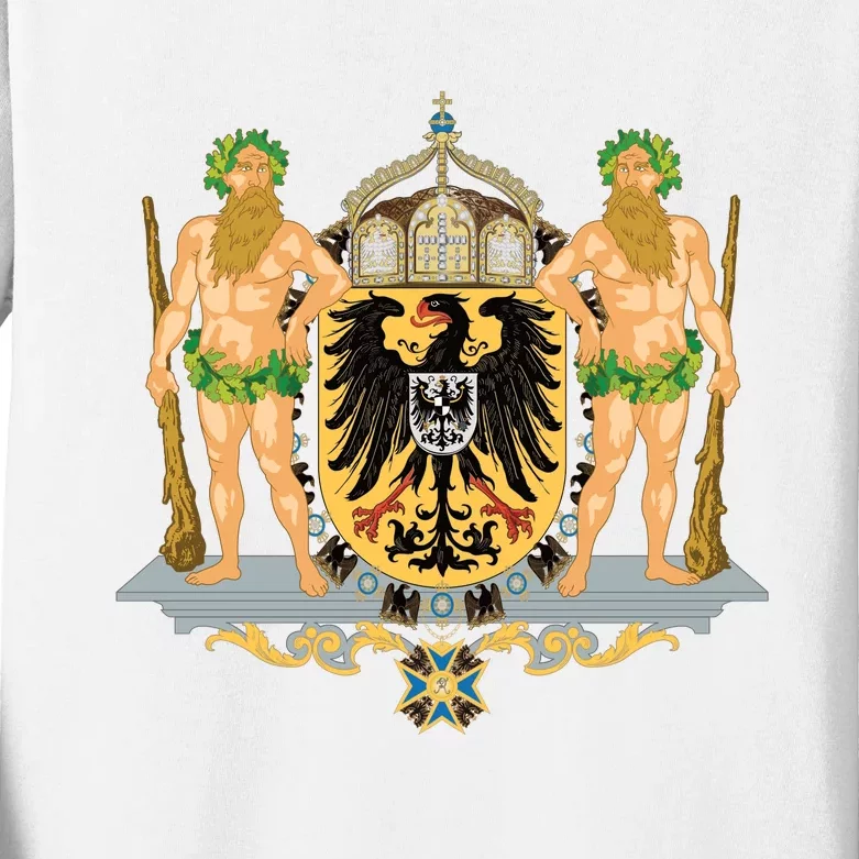 Coat Of Arms German Empire Imperial Eagle Kids Long Sleeve Shirt