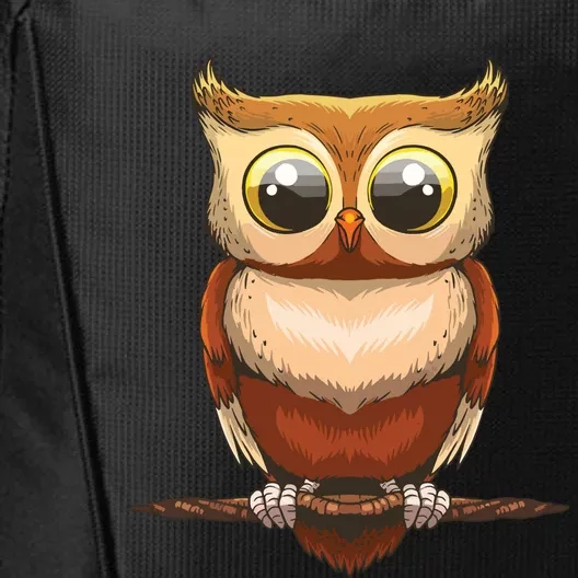 Cute Owl Art For Men Women Boy Girl Owl Lovers City Backpack