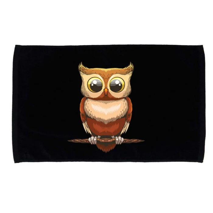 Cute Owl Art For Men Women Boy Girl Owl Lovers Microfiber Hand Towel