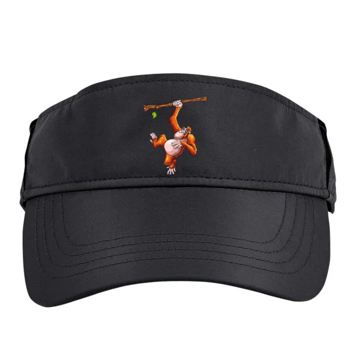 Cool Orangutan Art Orangutan Apes Lover Adult Drive Performance Visor