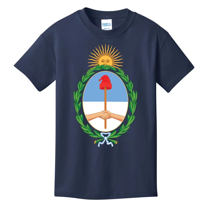 Coat Of Arms Of Argentina Kids T-Shirt