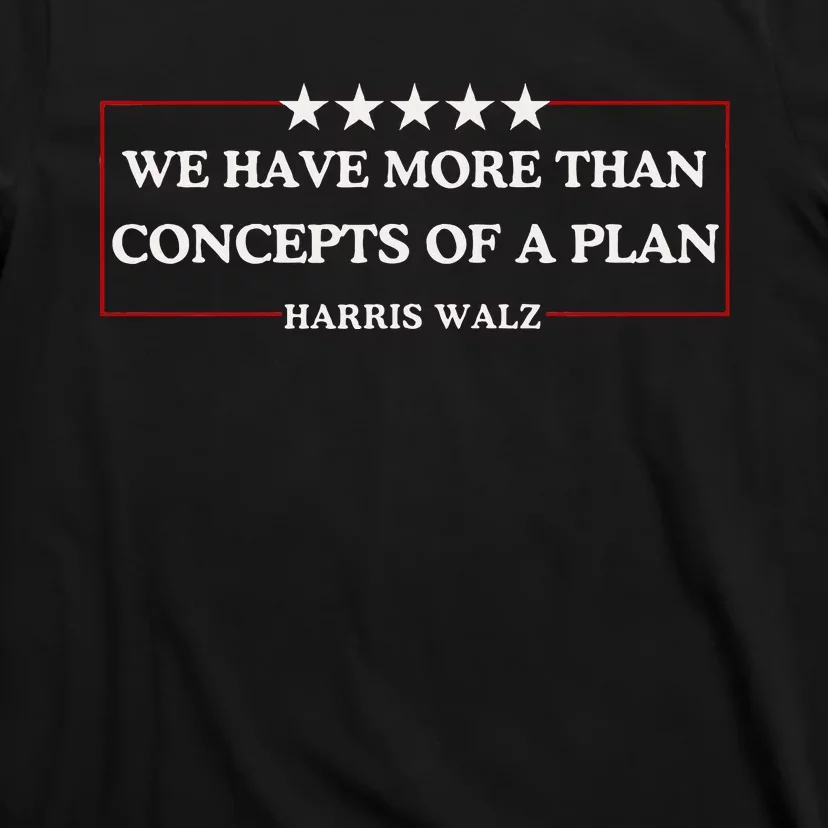 Concepts Of A Plan Harris Walz 2024 Kamala 47 T-Shirt