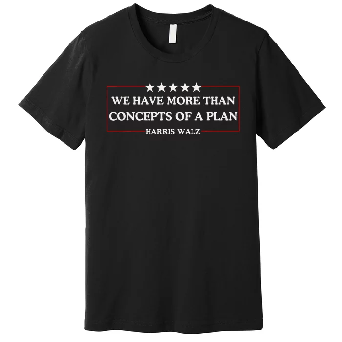 Concepts Of A Plan Harris Walz 2024 Kamala 47 Premium T-Shirt