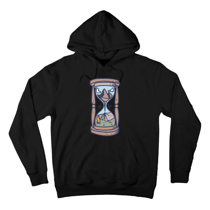 Camping Outdoor Adventure | Night Campfire Tall Hoodie