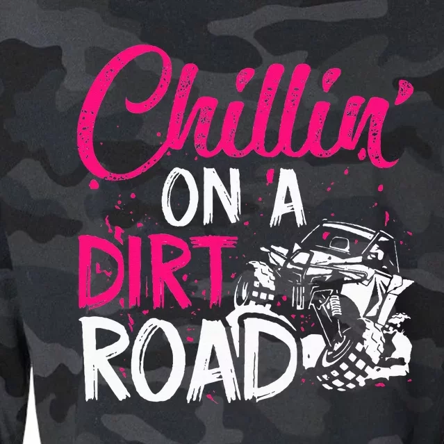 Chillin On A Dirt Road Side By Side Utv Cropped Pullover Crew