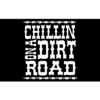 Chillin On A Dirt Road Country Music Bumper Sticker