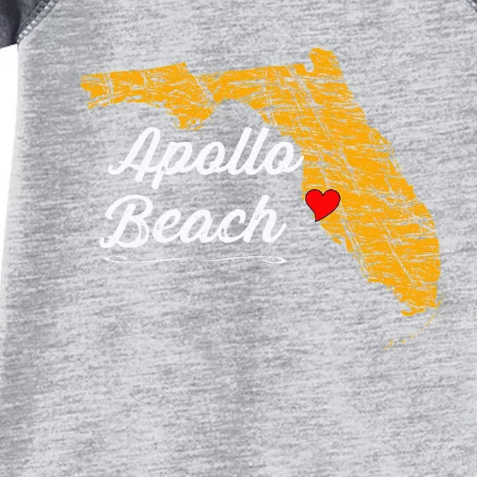 City Of APOLLO BEACH FLORIDA Vacation Souvenir Infant Baby Jersey Bodysuit