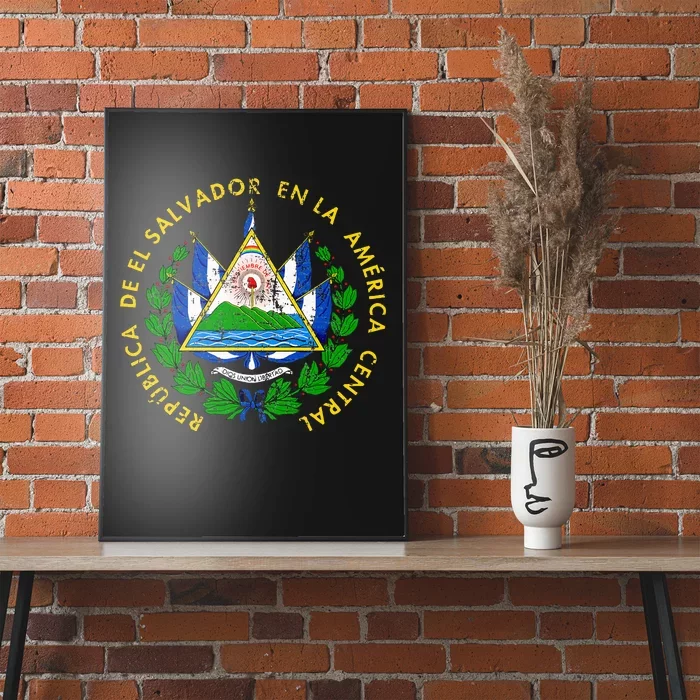 Coat Of Arms Of El Salvador Salvadoran Poster