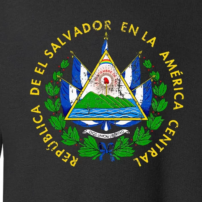 Coat Of Arms Of El Salvador Salvadoran Toddler Sweatshirt