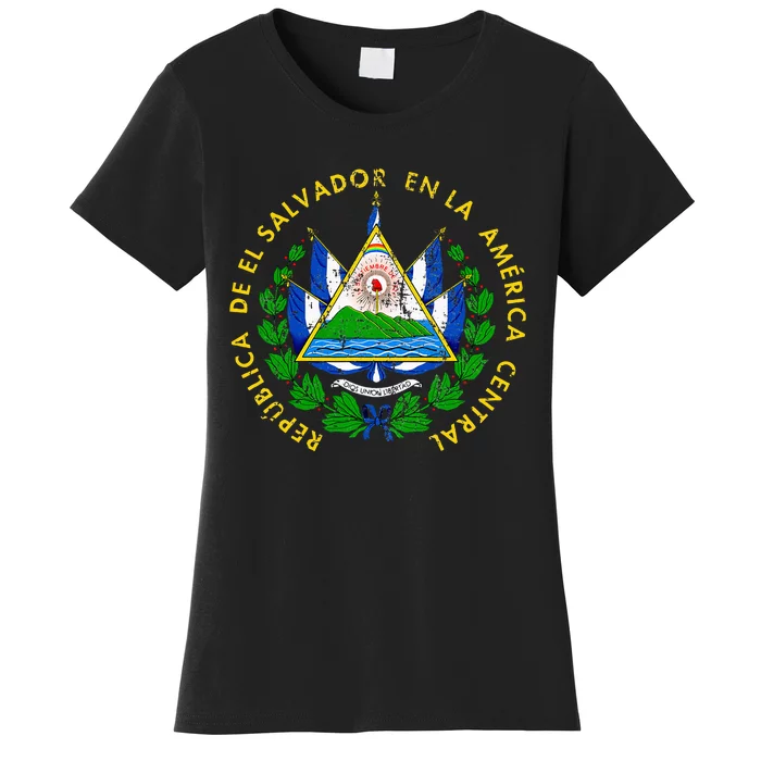 Coat Of Arms Of El Salvador Salvadoran Women's T-Shirt