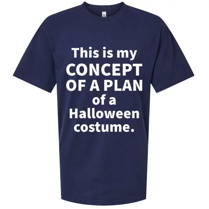 Concept Of A Plan Halloween Costume Sueded Cloud Jersey T-Shirt