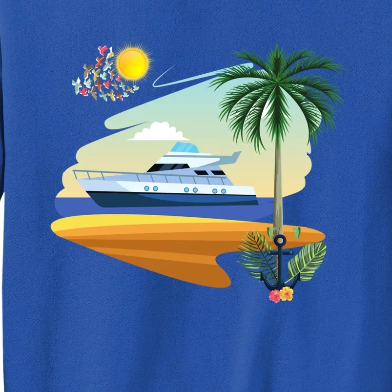 Cruising On A Yacht Funny Family Cruise Ship Cruising Lovers Cool Gift Sweatshirt