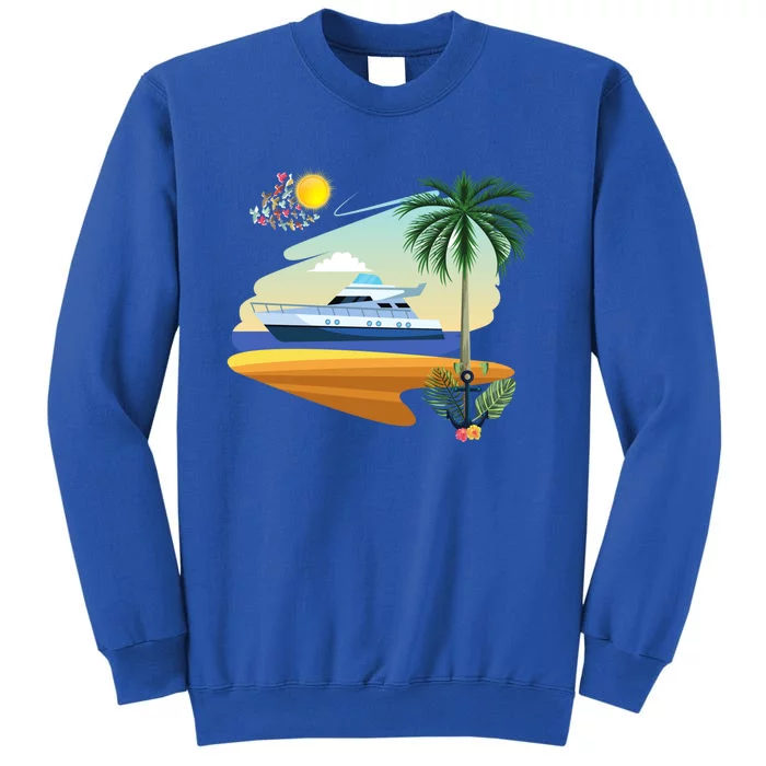 Cruising On A Yacht Funny Family Cruise Ship Cruising Lovers Cool Gift Sweatshirt