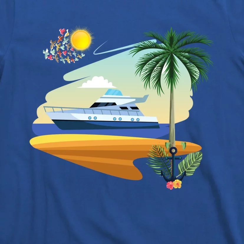 Cruising On A Yacht Funny Family Cruise Ship Cruising Lovers Cool Gift T-Shirt