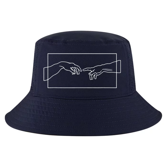 Creation Of Adam Hands Cool Comfort Performance Bucket Hat