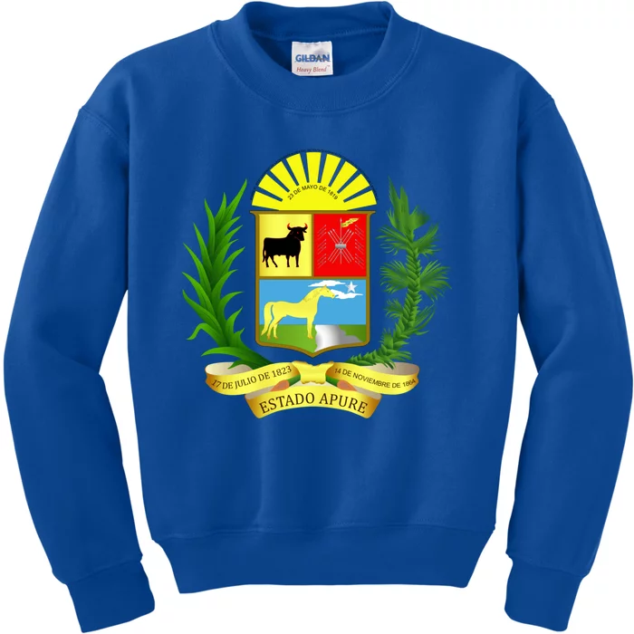 Coat Of Arms Of Apure State Of Venezuela Gift Kids Sweatshirt