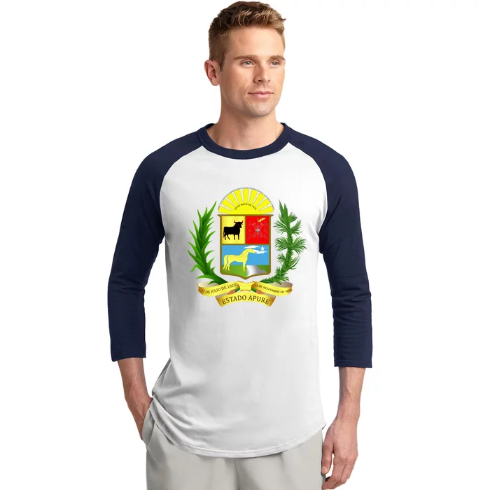 Coat Of Arms Of Apure State Of Venezuela Gift Baseball Sleeve Shirt