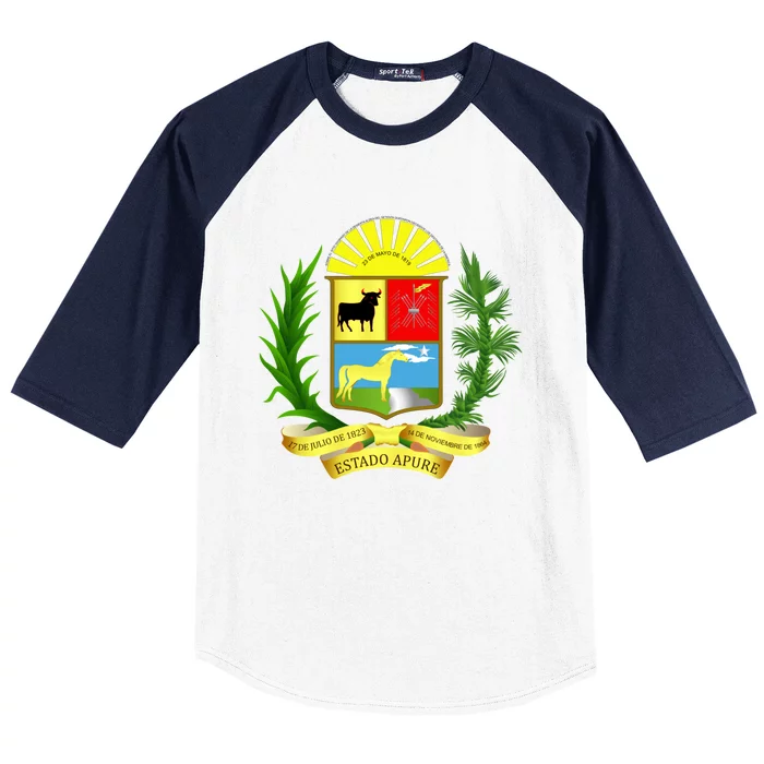 Coat Of Arms Of Apure State Of Venezuela Gift Baseball Sleeve Shirt