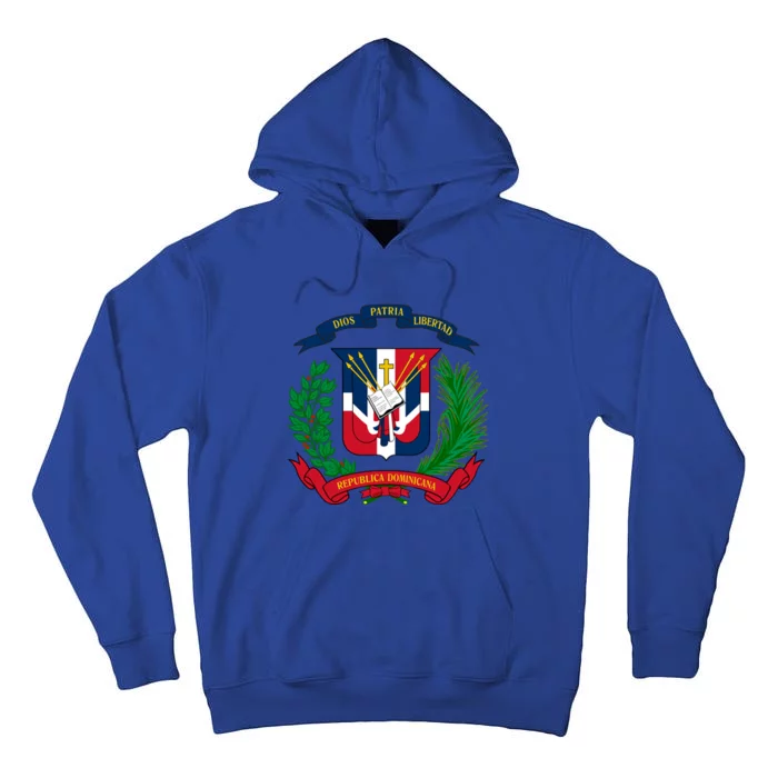 Coat Of Arms Republica Dominicana Bandera Dominican Flag Cool Gift Tall Hoodie