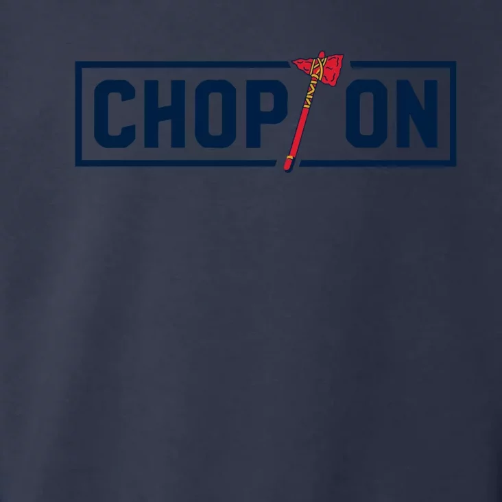 Chop On Atlanta Baseball Toddler Hoodie