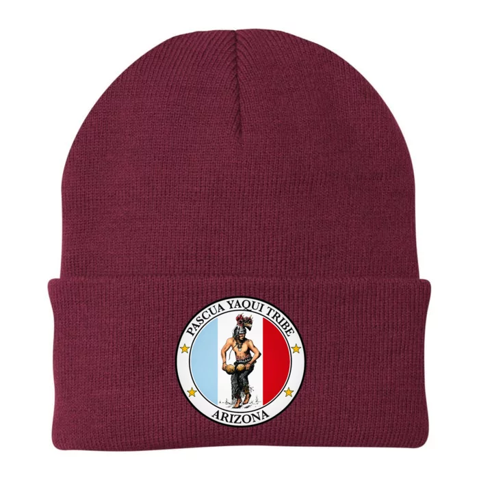 Coat Of Arms Of Pascua Yaqui Tribe Of Arizona Knit Cap Winter Beanie