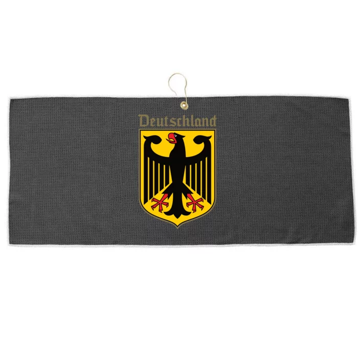 Coat Of Arms Of Germany | German Eagle | Deutschland Large Microfiber Waffle Golf Towel