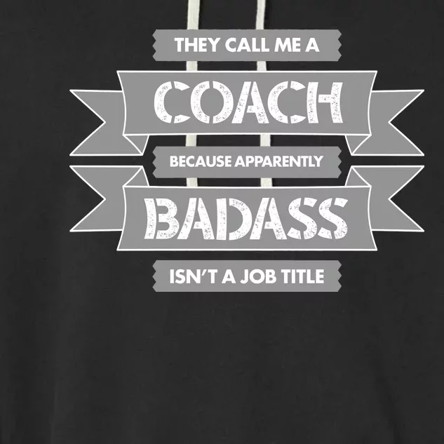 Coach Because Badass Isn't A Job Title Garment-Dyed Fleece Hoodie