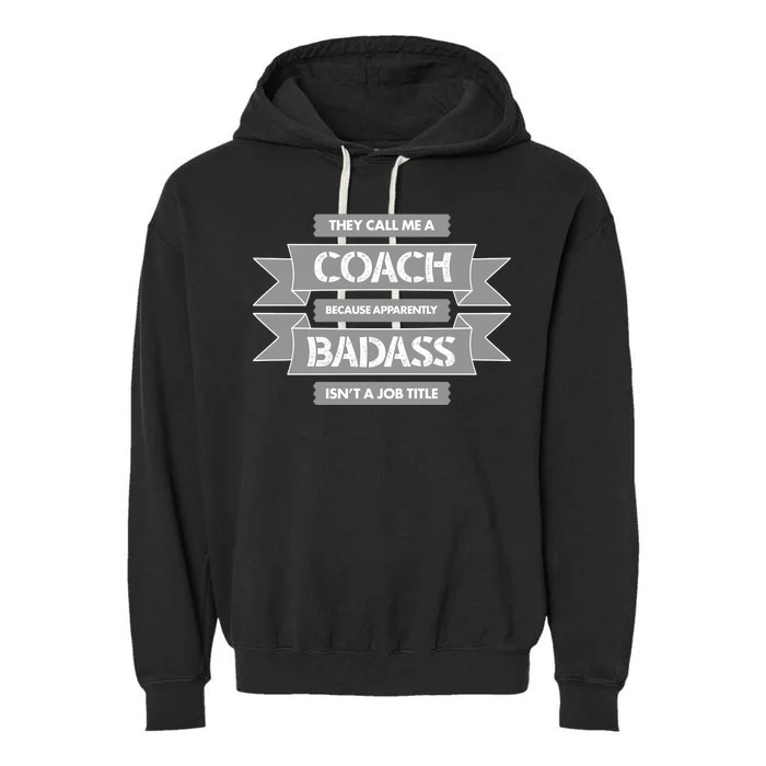 Coach Because Badass Isn't A Job Title Garment-Dyed Fleece Hoodie