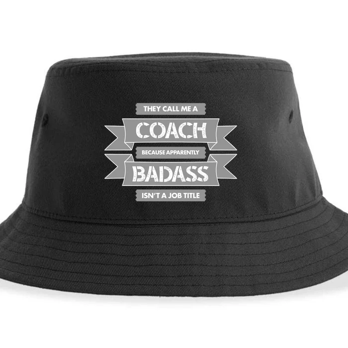 Coach Because Badass Isn't A Job Title Sustainable Bucket Hat