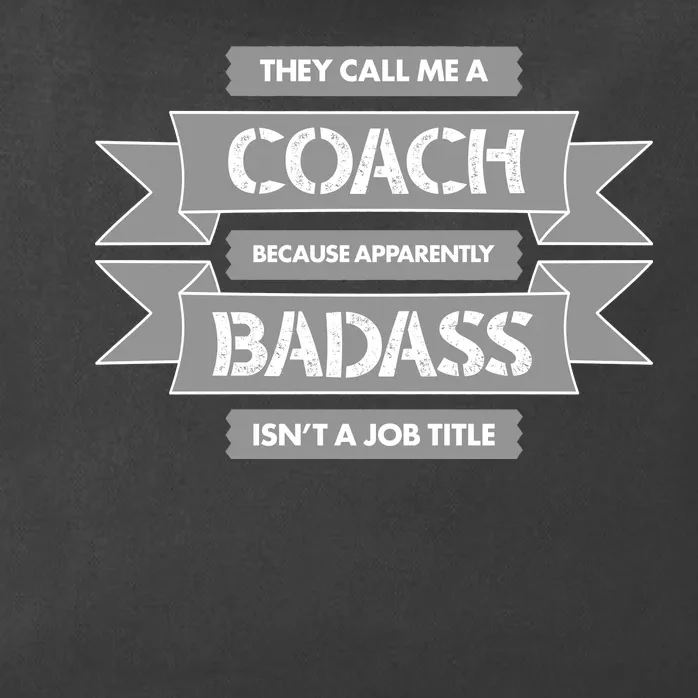 Coach Because Badass Isn't A Job Title Zip Tote Bag