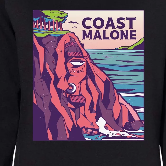 Coast Malone Womens California Wash Sweatshirt