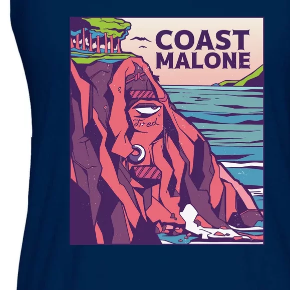 Coast Malone Ladies Essential Flowy Tank