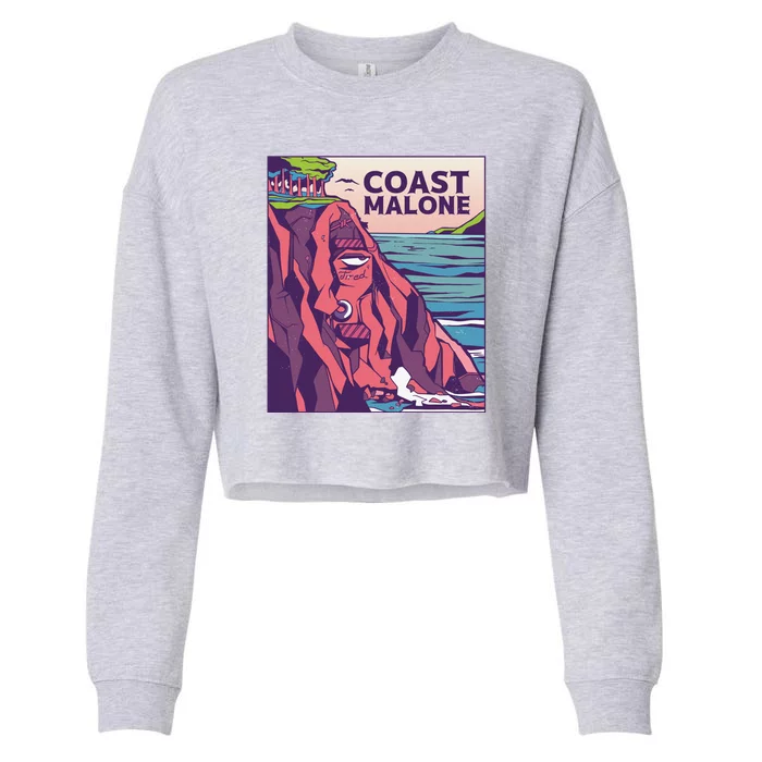 Coast Malone Cropped Pullover Crew