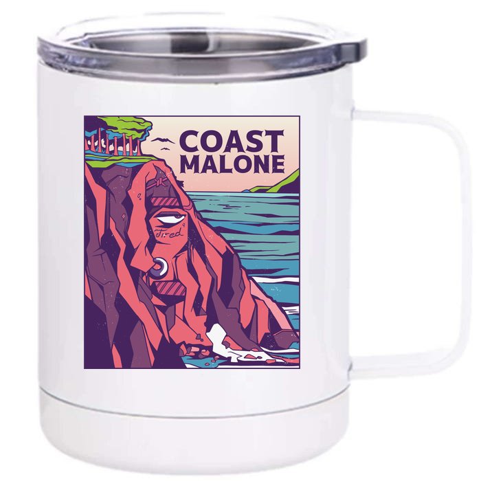 Coast Malone Front & Back 12oz Stainless Steel Tumbler Cup